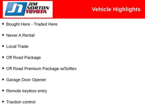 More photos of 2019 Toyota 4Runner TRD Off-Road Premium at Jim Norton Toyota, OK