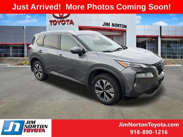 Gray 2021 Nissan Rogue SV for sale in Tulsa, OK