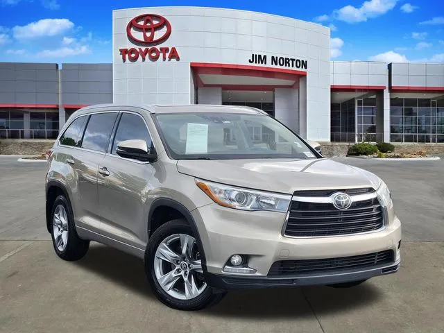 Beige 2016 Toyota Highlander Limited Platinum V6 for sale in Tulsa, OK