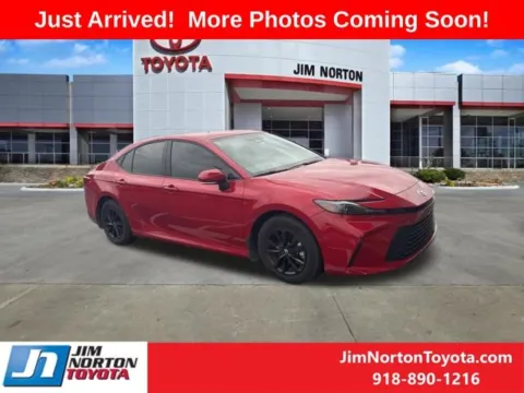 Red 2025 Toyota Camry LE for sale in Tulsa, OK
