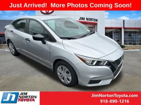 Silver 2021 Nissan Versa 1.6 S for sale in Tulsa, OK