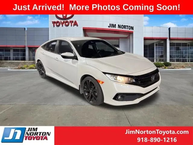 White 2020 Honda Civic Sport for sale in Tulsa, OK