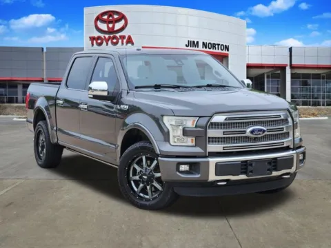 Gray 2015 Ford F-150 Platinum for sale in Tulsa, OK