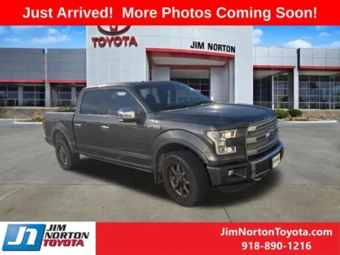 Gray 2015 Ford F-150 Platinum for sale in Tulsa, OK