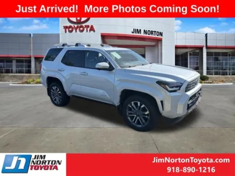 White 2025 Toyota 4Runner Limited for sale in Tulsa, OK