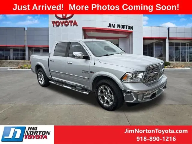 Silver 2015 Ram 1500 Laramie for sale in Tulsa, OK