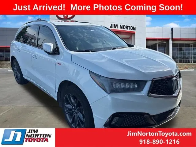 White 2020 Acura MDX Technology & A-Spec Packages for sale in Tulsa, OK