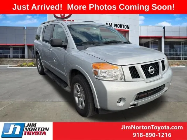 Silver 2015 Nissan Armada SV for sale in Tulsa, OK