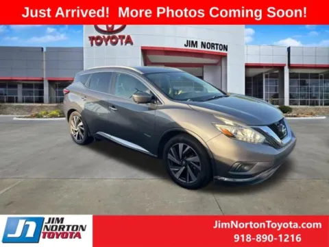 Gray 2016 Nissan Murano Hybrid Platinum for sale in Tulsa, OK