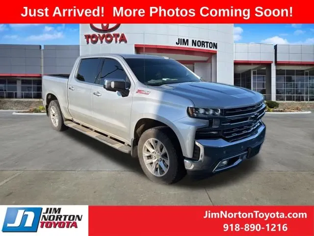 Silver 2021 Chevrolet Silverado 1500 LTZ for sale in Tulsa, OK