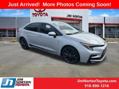 Silver 2024 Toyota Corolla SE for sale in Tulsa, OK