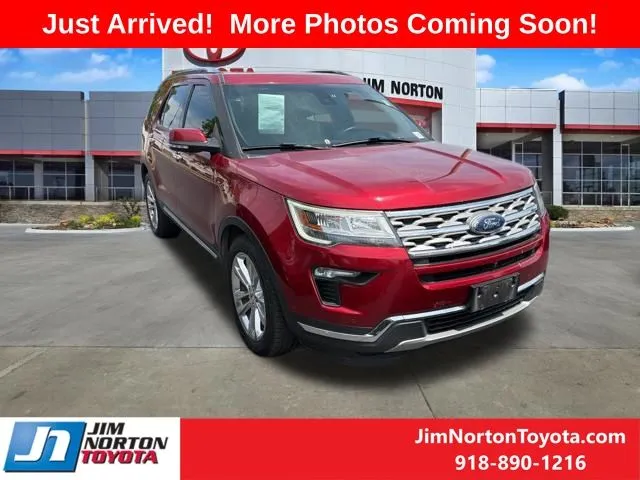 Red 2018 Ford Explorer Limited for sale in Tulsa, OK