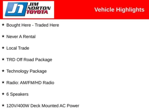 More photos of 2020 Toyota Tacoma TRD Off-Road at Jim Norton Toyota, OK