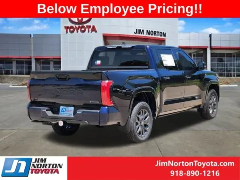 Another view of 2025 Toyota Tundra Hybrid Platinum for sale in Tulsa, OK at Jim Norton Toyota