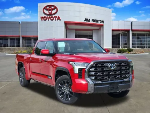 Red 2023 Toyota Tundra Hybrid Platinum for sale in Tulsa, OK