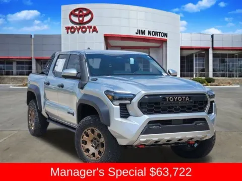 Silver 2025 Toyota Tacoma Hybrid Trailhunter for sale in Tulsa, OK