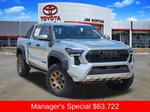 Silver 2025 Toyota Tacoma Hybrid Trailhunter for sale in Tulsa, OK