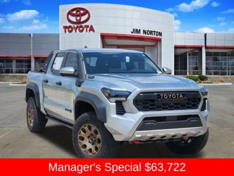 Silver 2025 Toyota Tacoma Hybrid Trailhunter for sale in Tulsa, OK