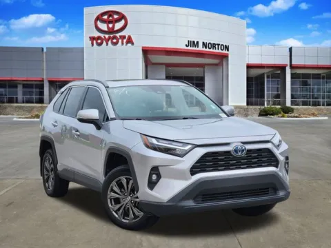Silver 2022 Toyota RAV4 Hybrid XLE Premium for sale in Tulsa, OK