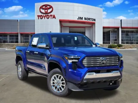 Blue 2025 Toyota Tacoma Hybrid Limited for sale in Tulsa, OK