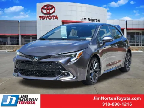 Another view of 2023 Toyota Corolla Hatchback XSE for sale in Tulsa, OK at Jim Norton Toyota