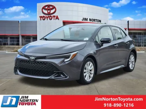 Another view of 2023 Toyota Corolla Hatchback SE for sale in Tulsa, OK at Jim Norton Toyota