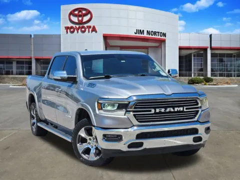 Silver 2019 Ram 1500 Laramie for sale in Tulsa, OK