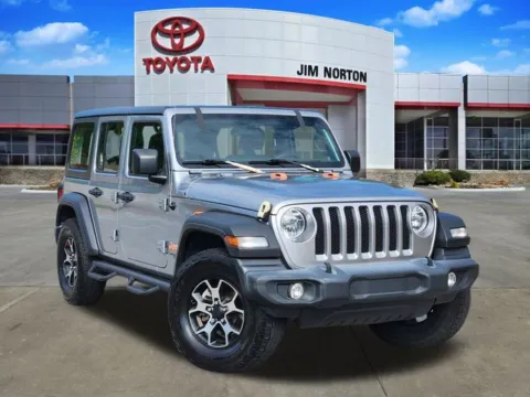 Silver 2020 Jeep Wrangler Unlimited Sport for sale in Tulsa, OK