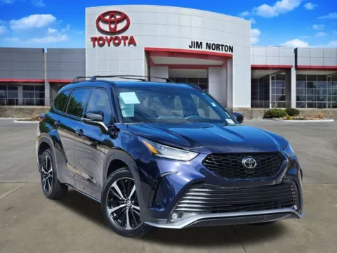 Blue 2021 Toyota Highlander XSE for sale in Tulsa, OK