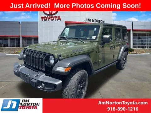 Photos of 2021 Jeep Wrangler Unlimited Willys for sale in Tulsa, OK at Jim Norton Toyota