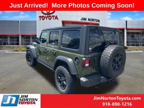 Another view of 2021 Jeep Wrangler Unlimited Willys for sale in Tulsa, OK at Jim Norton Toyota