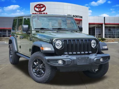 Green 2021 Jeep Wrangler Unlimited Willys for sale in Tulsa, OK
