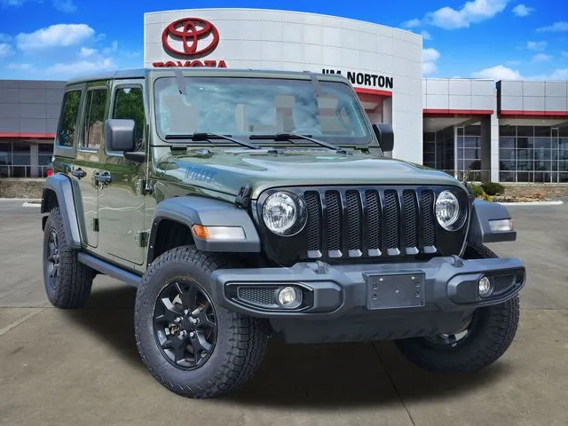 Green 2021 Jeep Wrangler Unlimited Willys for sale in Tulsa, OK