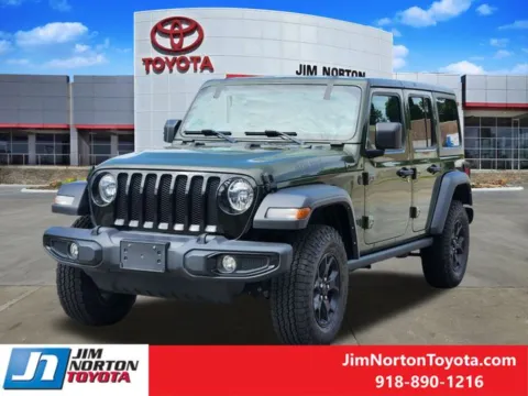 Another view of 2021 Jeep Wrangler Unlimited Willys for sale in Tulsa, OK at Jim Norton Toyota