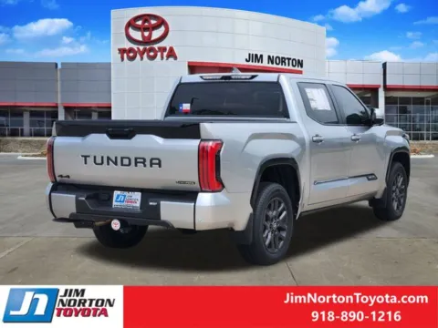 Another view of 2025 Toyota Tundra Hybrid Platinum for sale in Tulsa, OK at Jim Norton Toyota