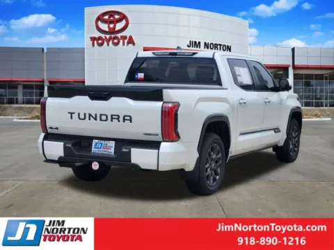Another view of 2025 Toyota Tundra Hybrid Platinum for sale in Tulsa, OK at Jim Norton Toyota