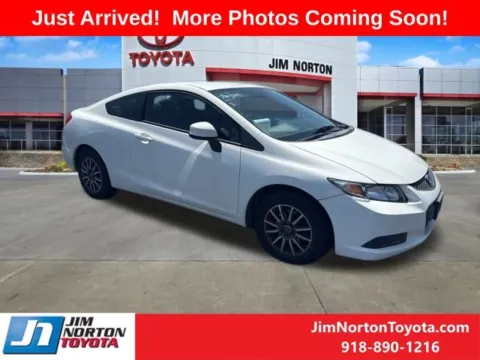 White 2013 Honda Civic LX for sale in Tulsa, OK