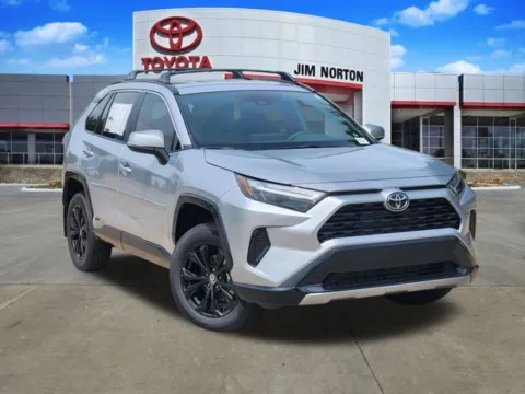 Silver 2025 Toyota RAV4 Hybrid SE for sale in Tulsa, OK