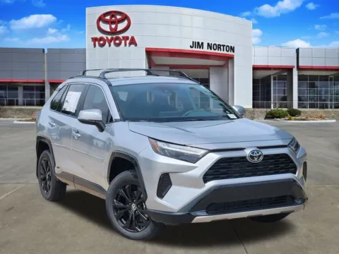 Silver 2025 Toyota RAV4 Hybrid SE for sale in Tulsa, OK