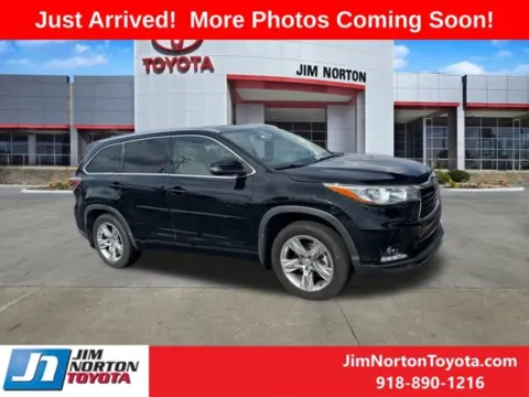 Black 2014 Toyota Highlander Limited Platinum V6 for sale in Tulsa, OK