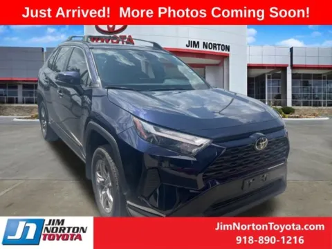 Blue 2024 Toyota RAV4 XLE for sale in Tulsa, OK
