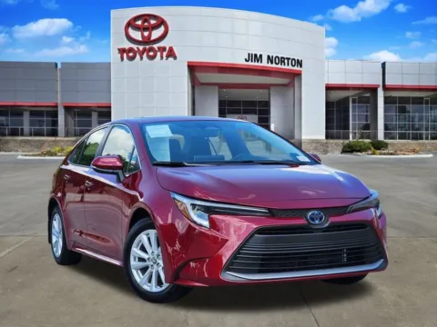 Red 2024 Toyota Corolla Hybrid XLE for sale in Tulsa, OK