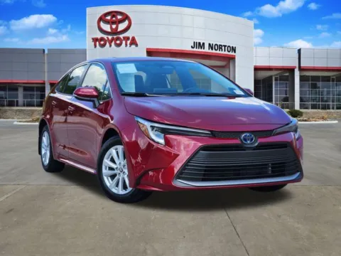 Red 2024 Toyota Corolla Hybrid XLE for sale in Tulsa, OK