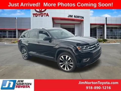 Black 2019 Volkswagen Atlas SEL Premium for sale in Tulsa, OK
