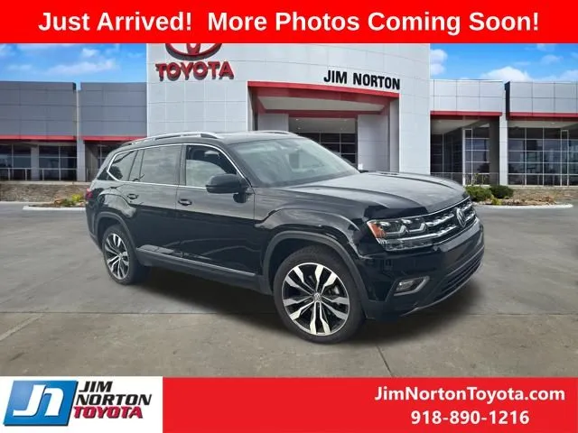 Black 2019 Volkswagen Atlas SEL Premium for sale in Tulsa, OK