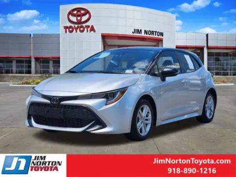 Another view of 2022 Toyota Corolla Hatchback SE for sale in Tulsa, OK at Jim Norton Toyota