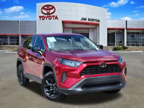 Red 2022 Toyota RAV4 LE for sale in Tulsa, OK