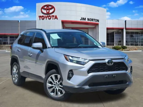 Silver 2023 Toyota RAV4 XLE Premium for sale in Tulsa, OK