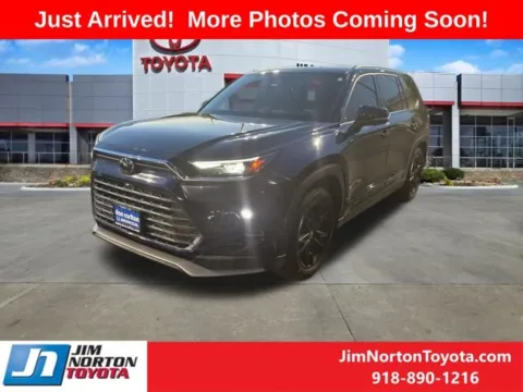 Blue 2024 Toyota Grand Highlander Hybrid MAX Platinum for sale in Tulsa, OK