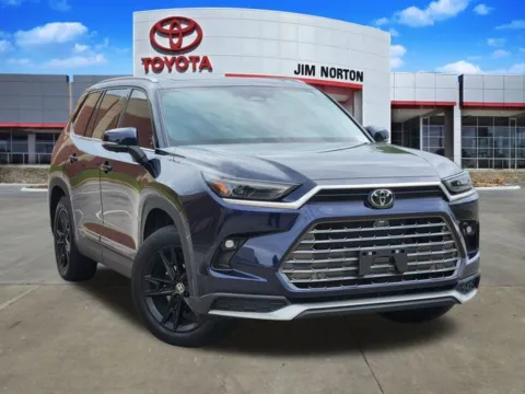 Blue 2024 Toyota Grand Highlander Hybrid MAX Platinum for sale in Tulsa, OK